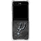 NBA San Antonio Spurs Dark Rust Galaxy Z Flip6 Clear Case